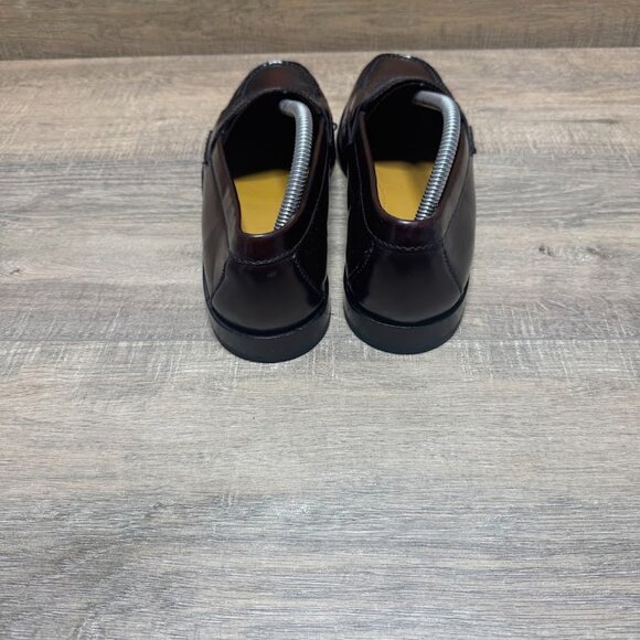 Cole Haan Burgundy Leather Pinch Penny Loafers Men's Size 10 - Picture 3 of 8